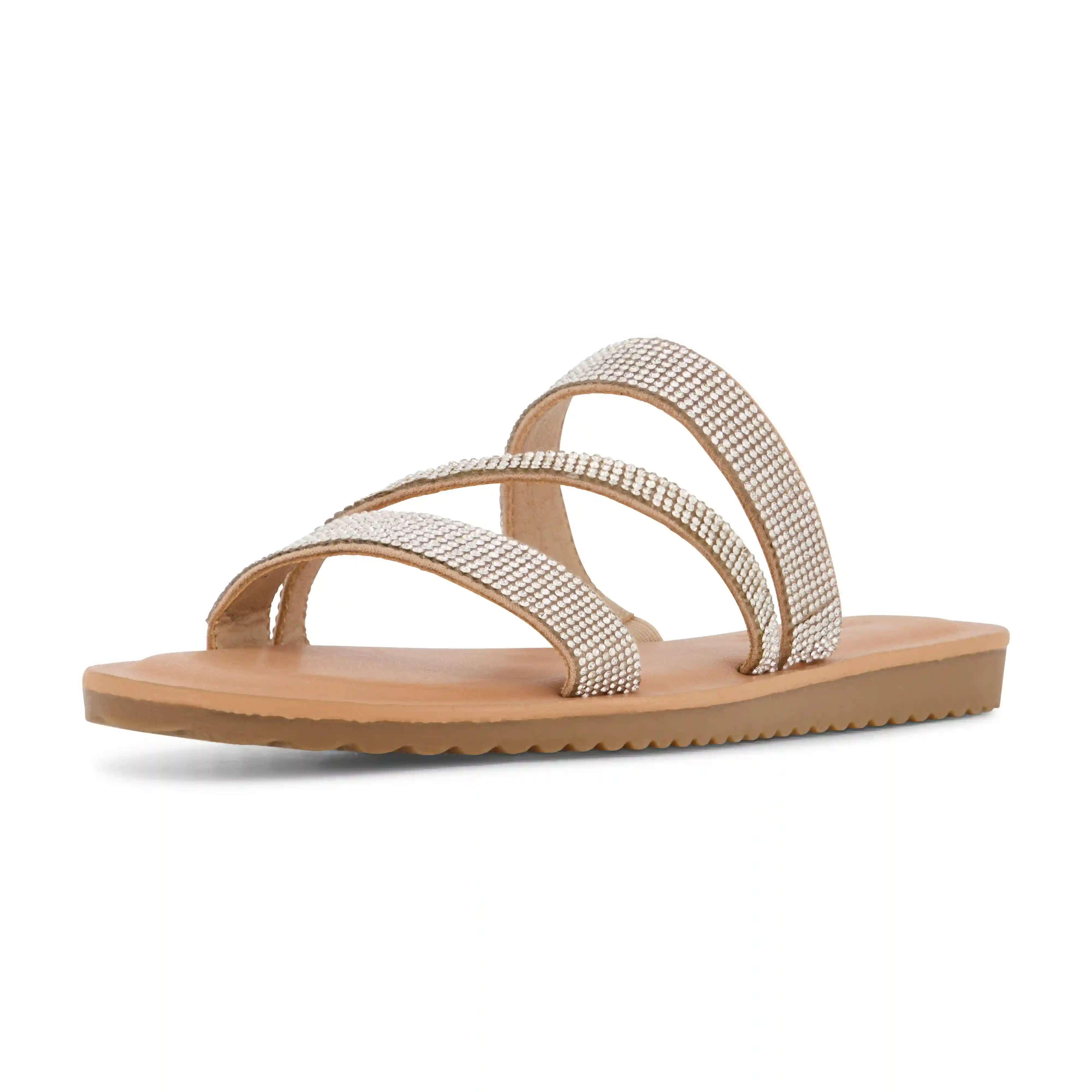 Alternative view of Vienna Rhinestone Slide Sandal