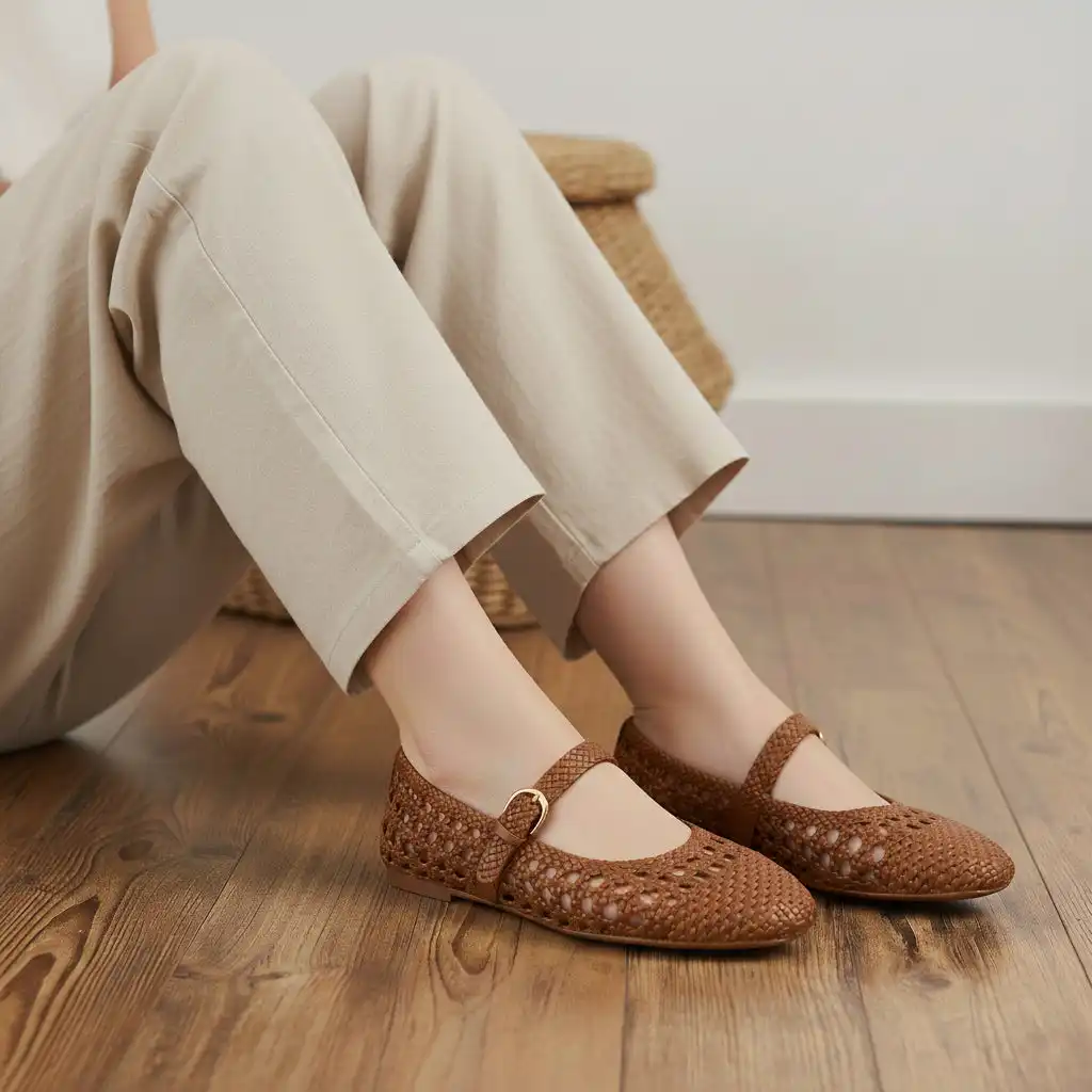 Alternative view of Windsor Woven Mary Jane