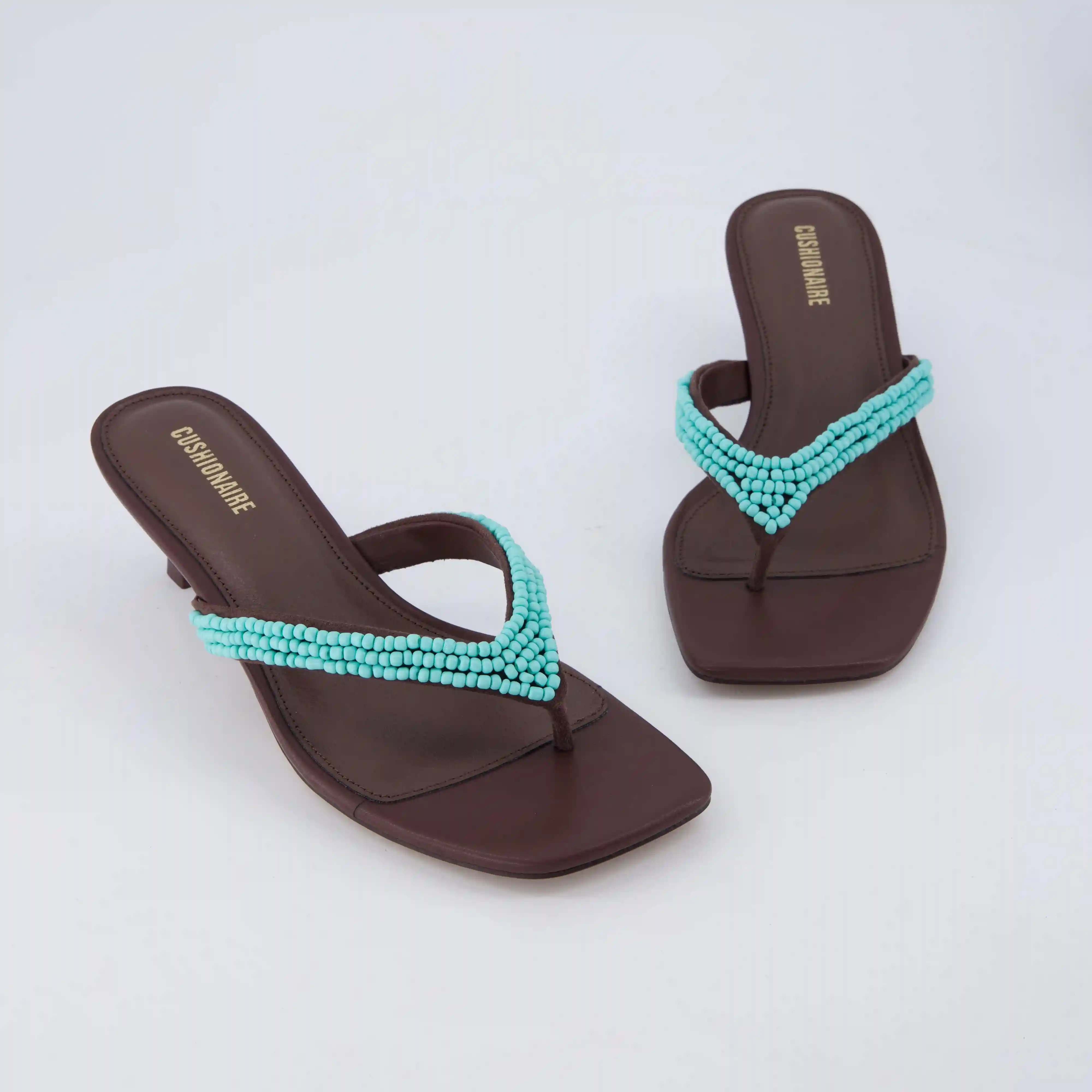 Mila Beaded Kitten Heels