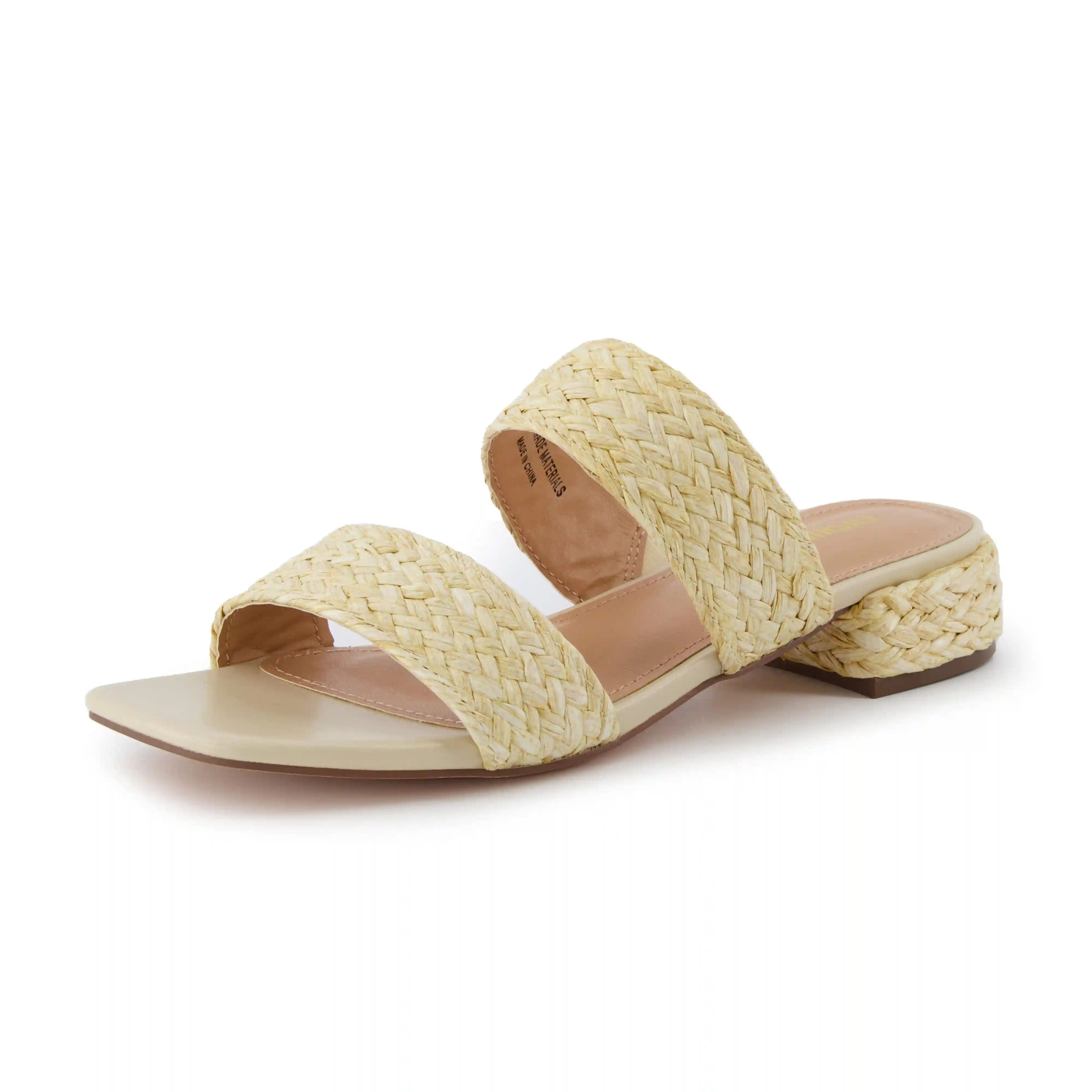 Alternative view of Niki Raffia Block Heel Sandals