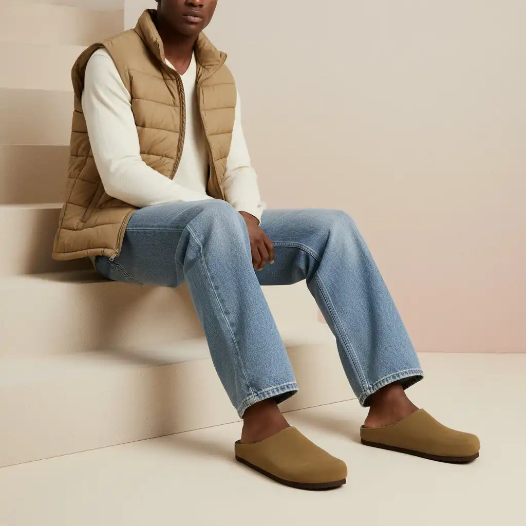 Alternative view of Heath Men's Leather Clogs