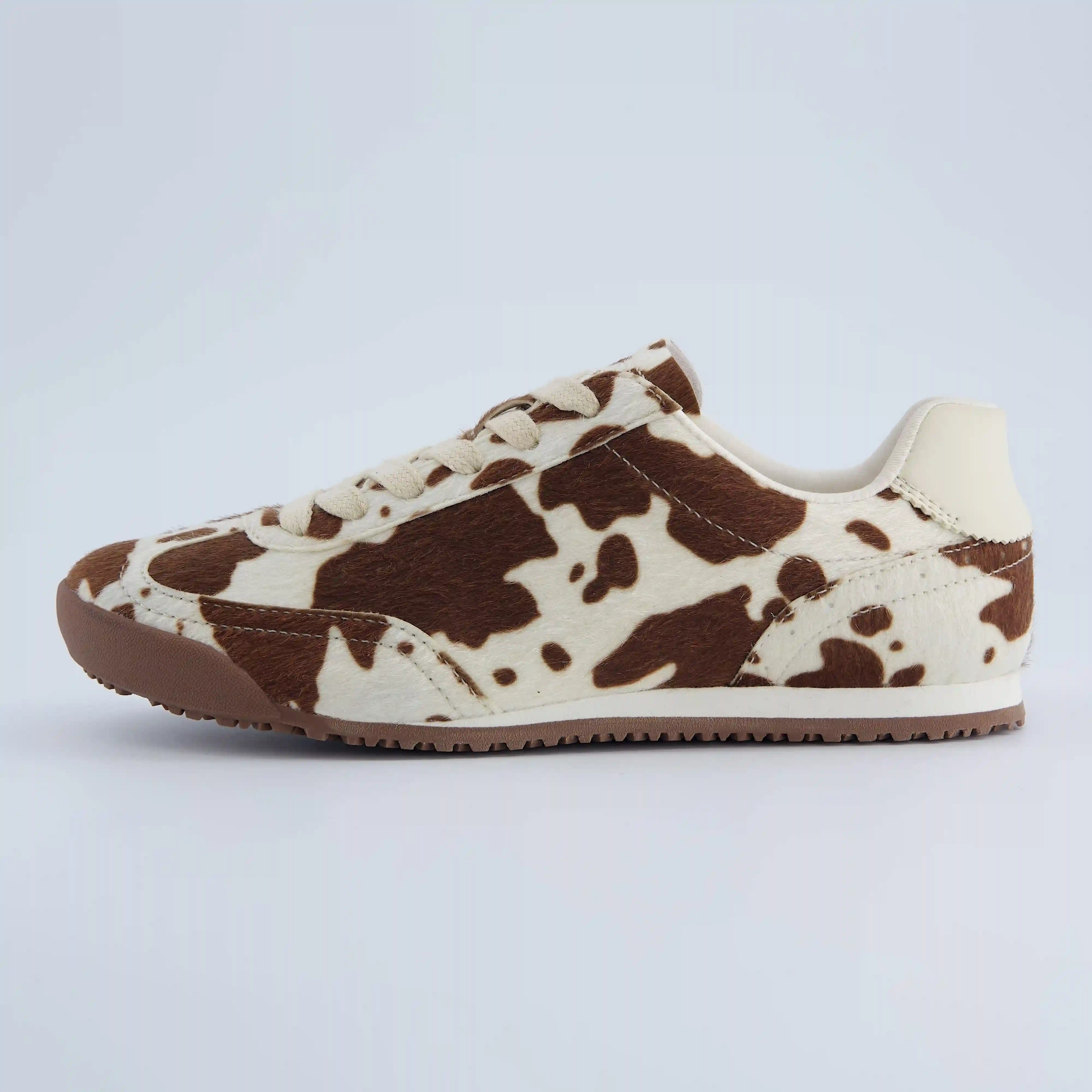 Techno Cow Print Sneakers