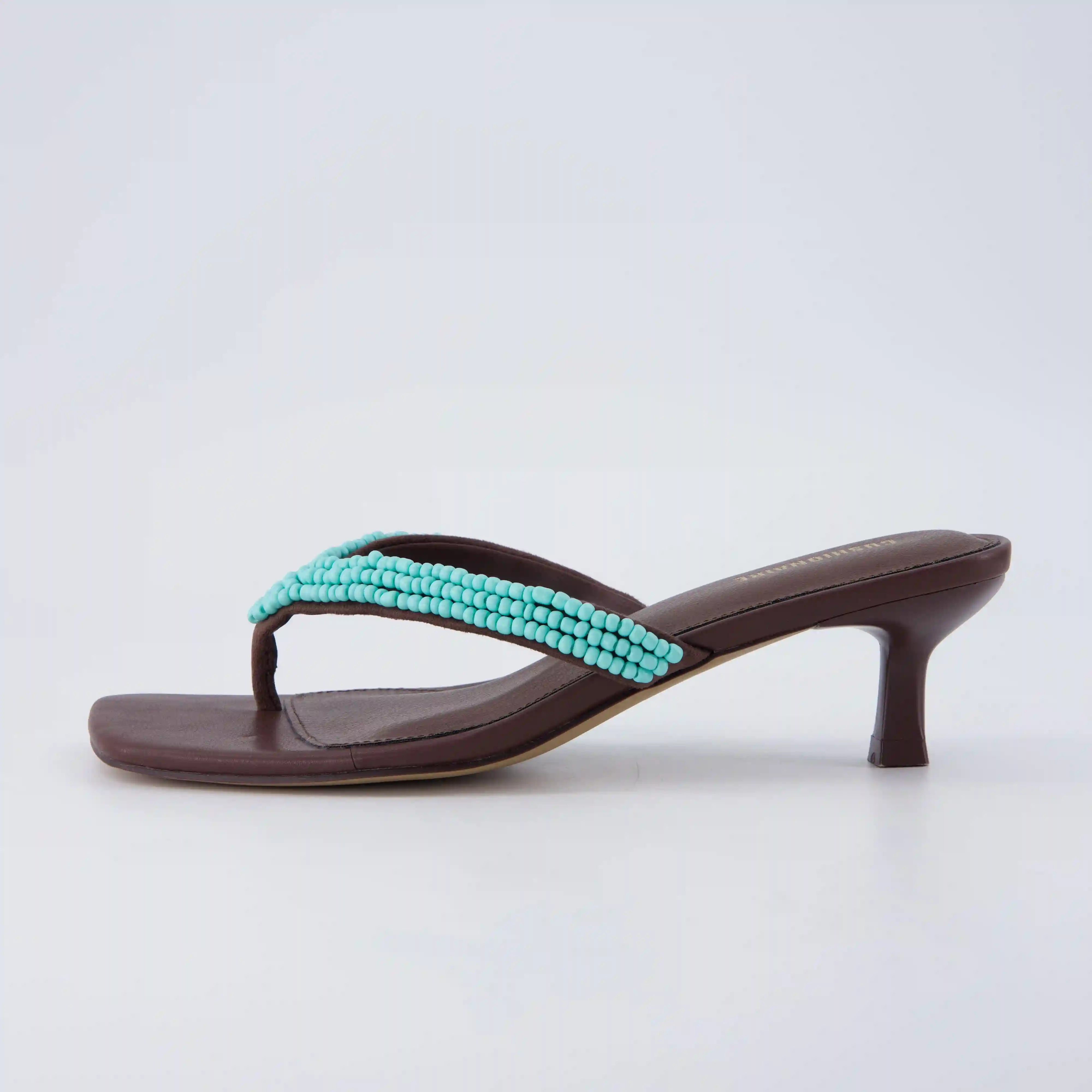 Alternative view of Mila Beaded Kitten Heels