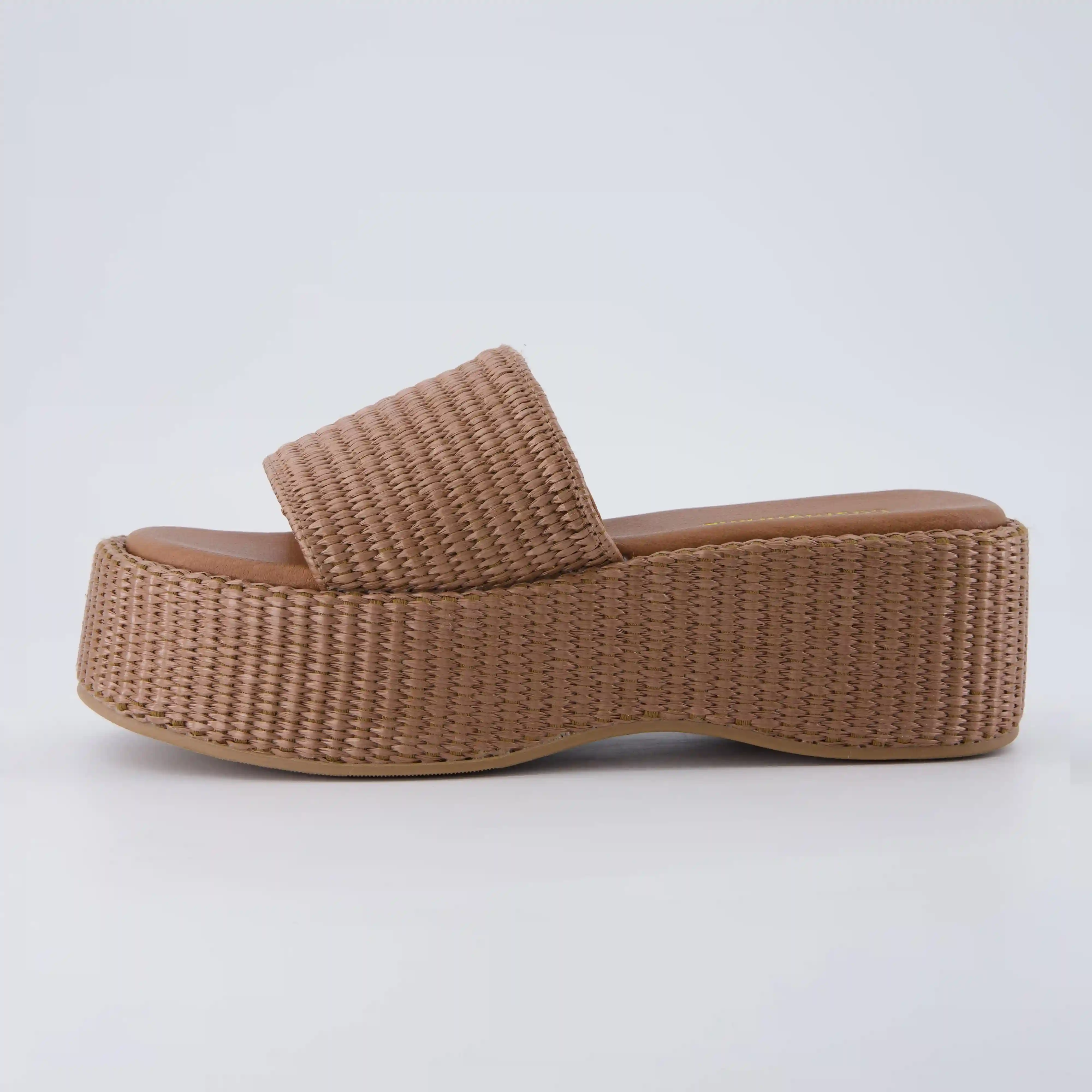 Alternative view of Siren Raffia Platform Sandals