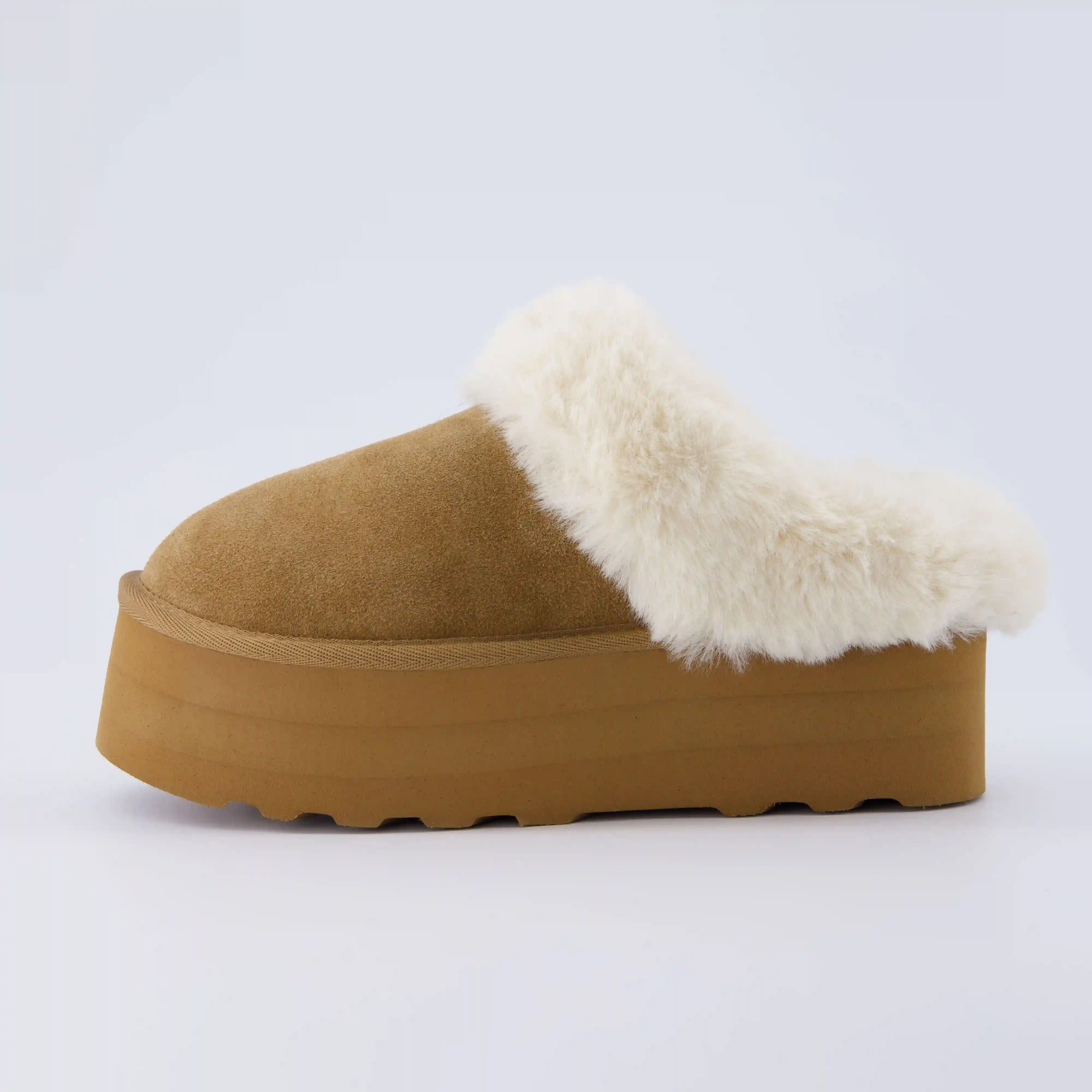 Alternative view of Husky Suede Cozy Platform Mule