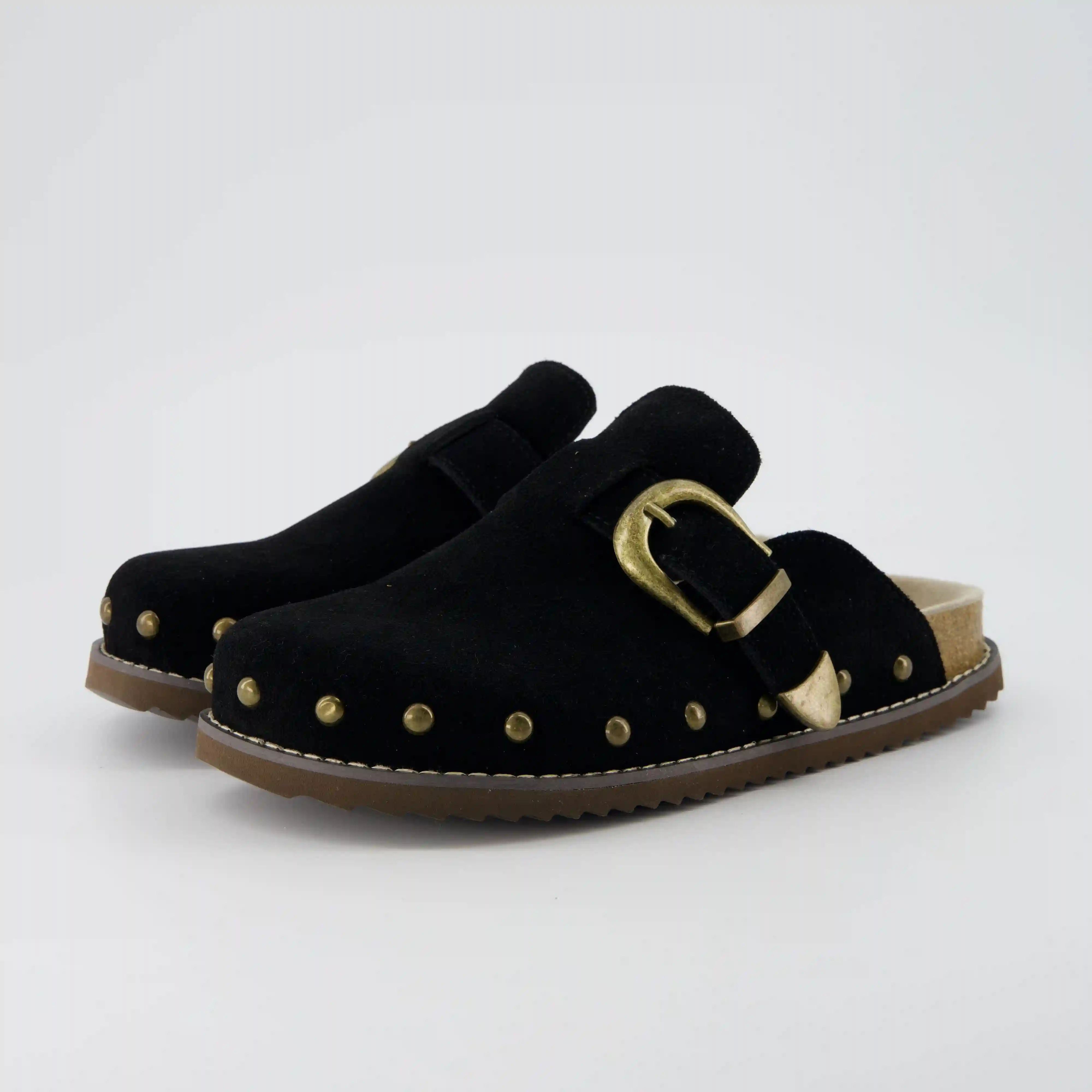 Bronco Suede Clogs