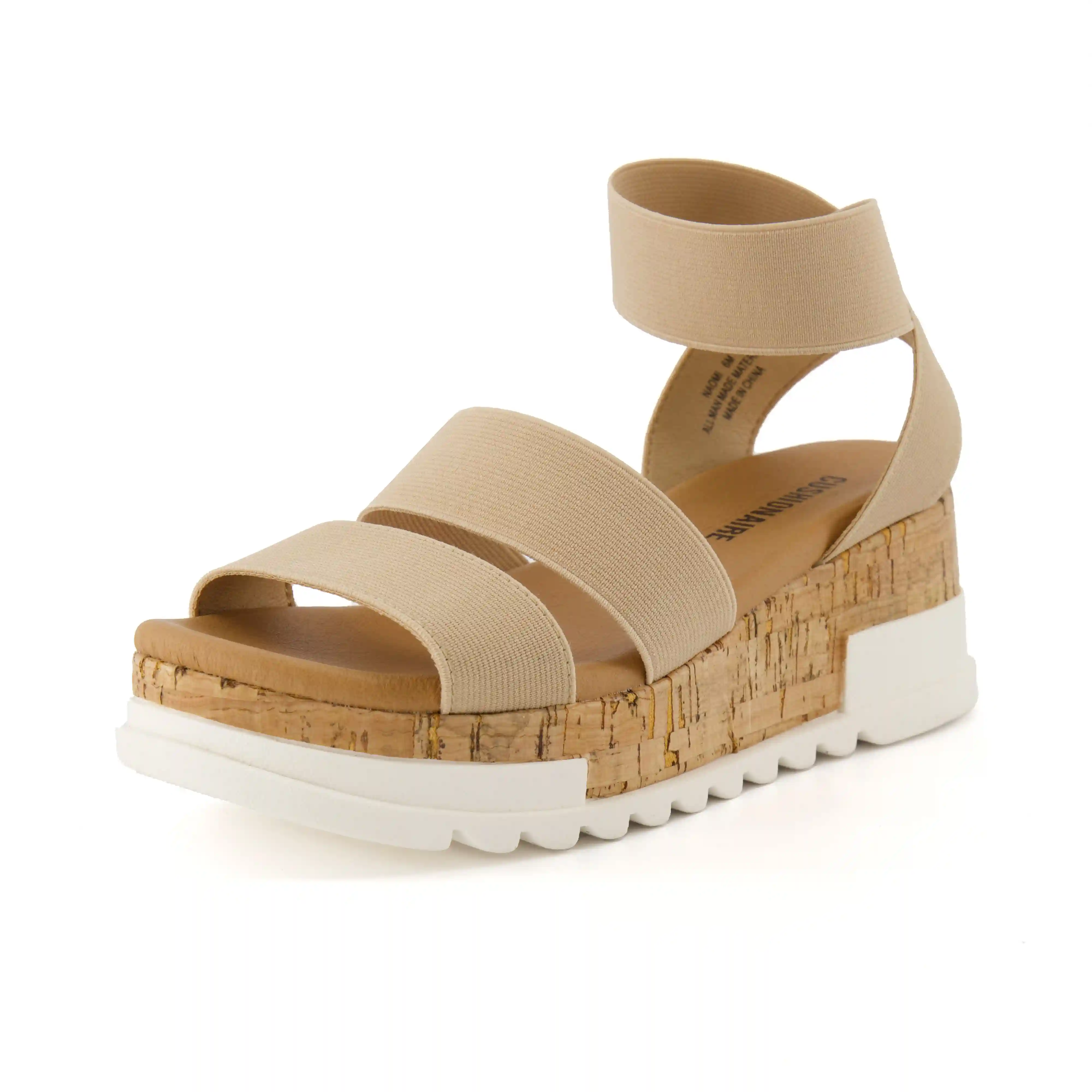 Alternative view of Naomi Stretch Cork Wedge Sandal