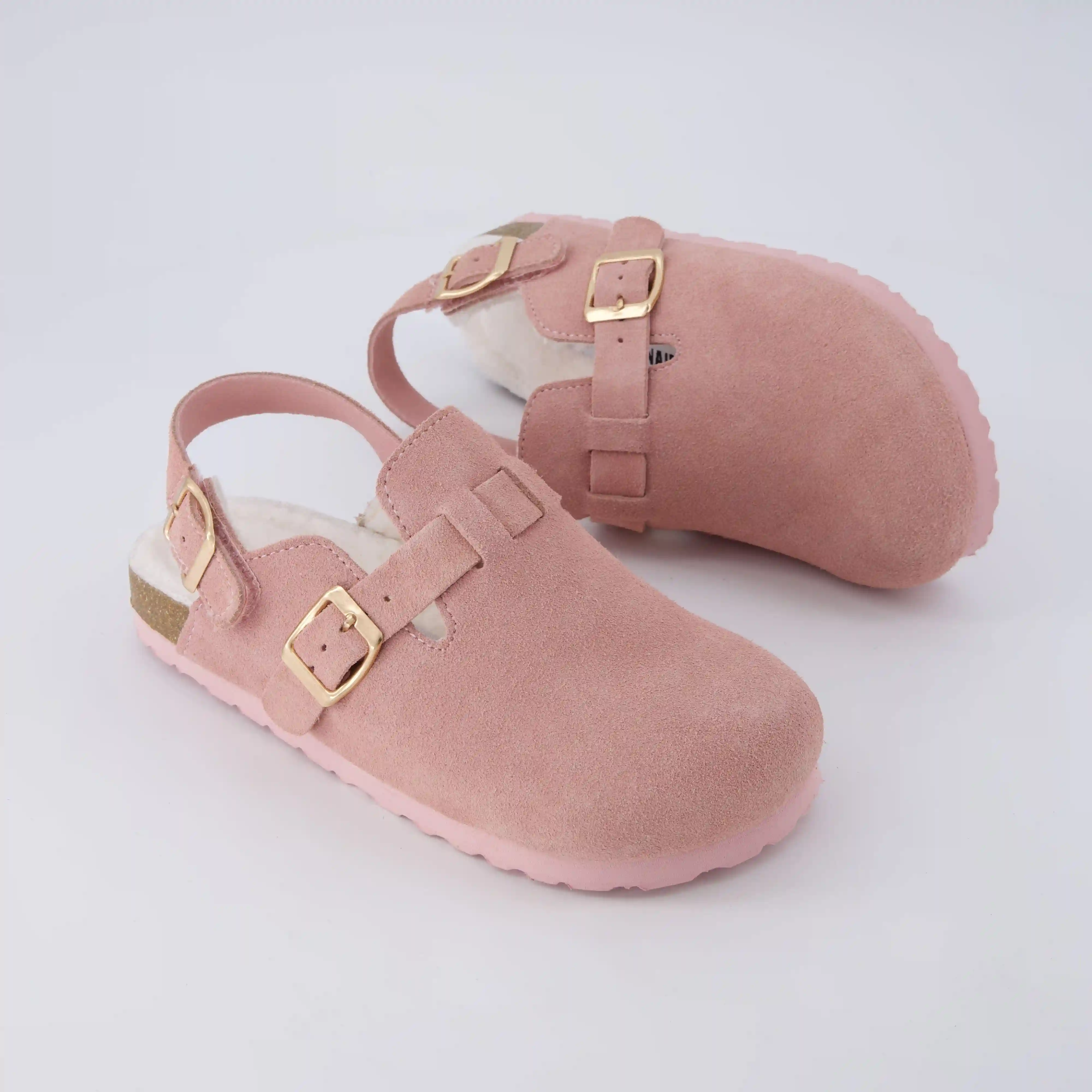 Hello Kids Suede Clogs