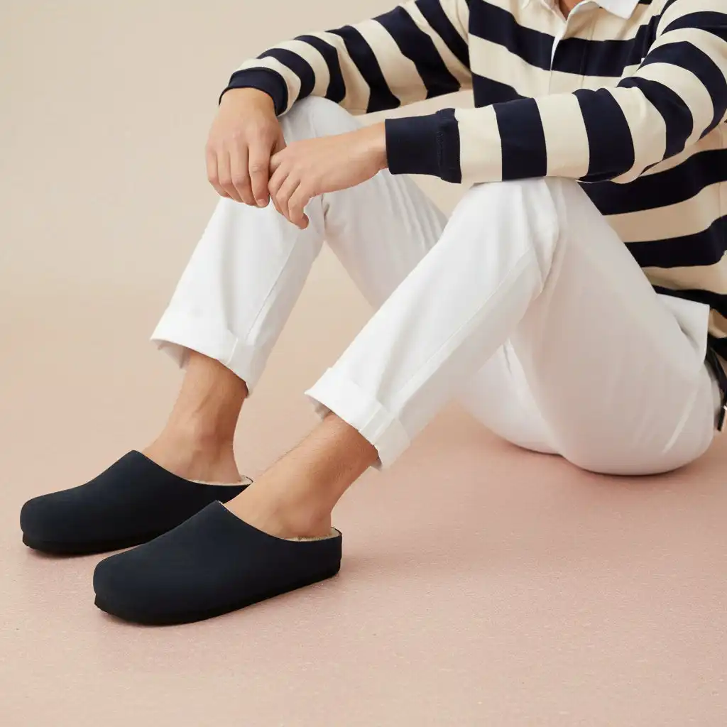 Alternative view of Heath-Fur Men's Slippers