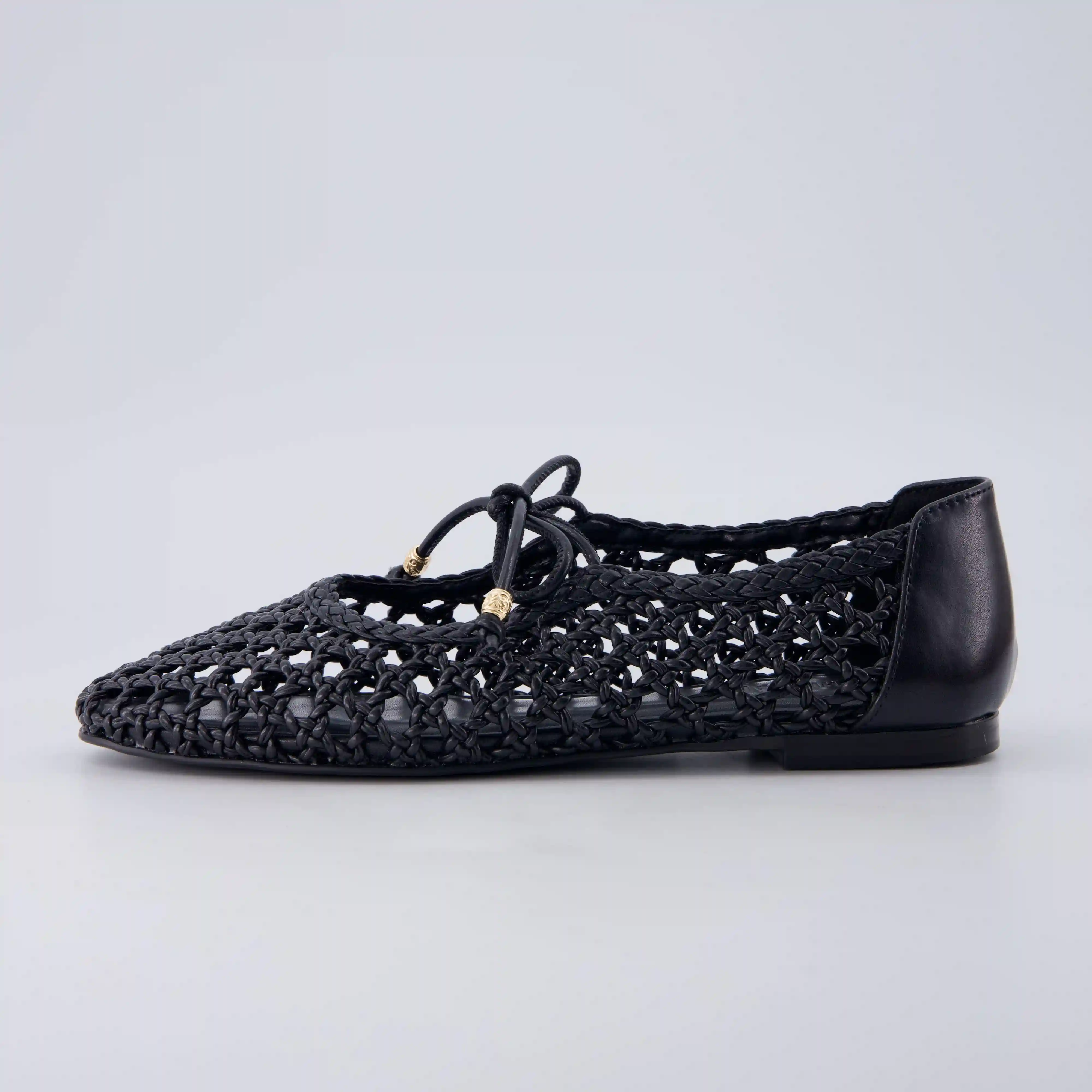 Alternative view of Wesley Woven Ballet Flats
