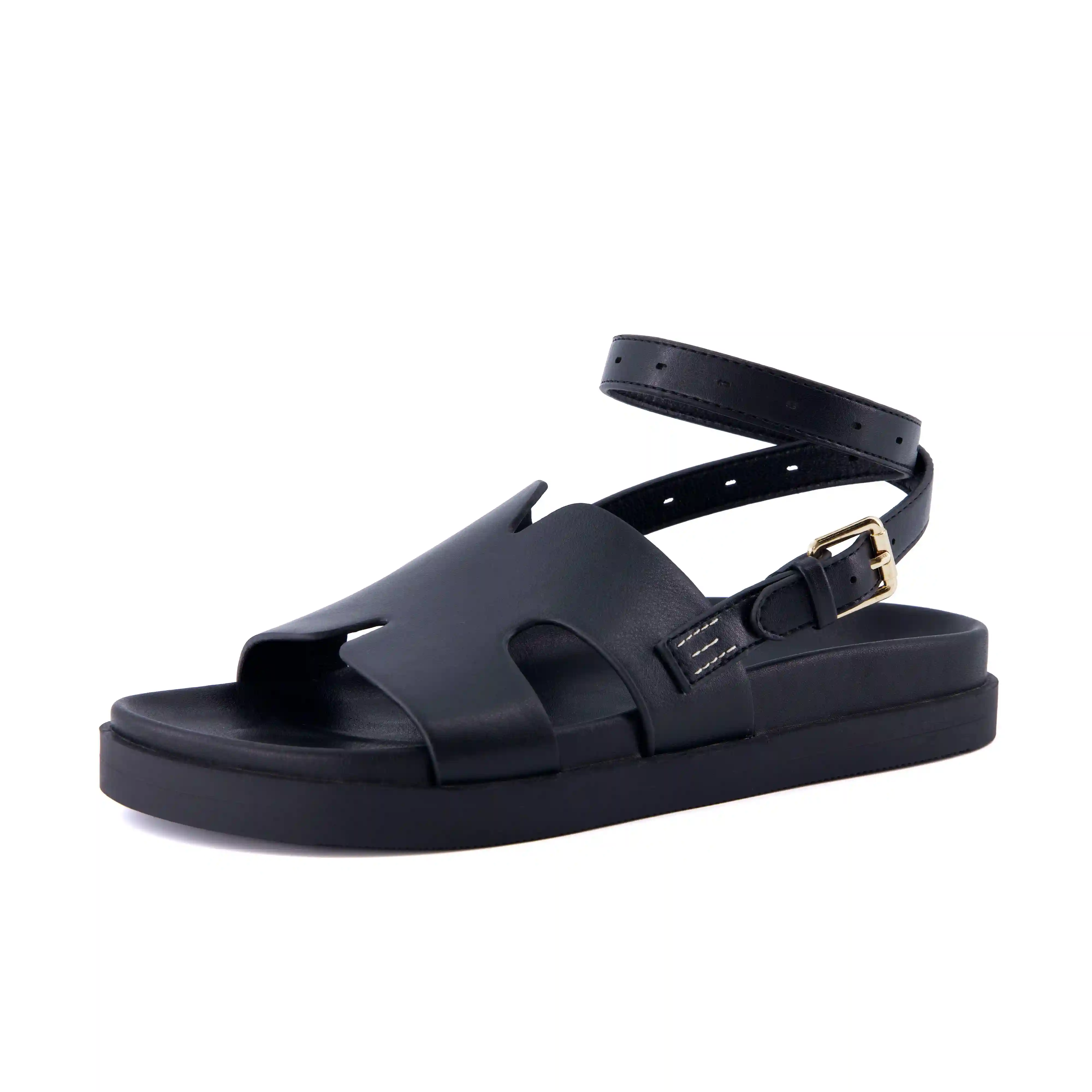 Alternative view of Erika Cut-Out Ankle Wrap Sandals
