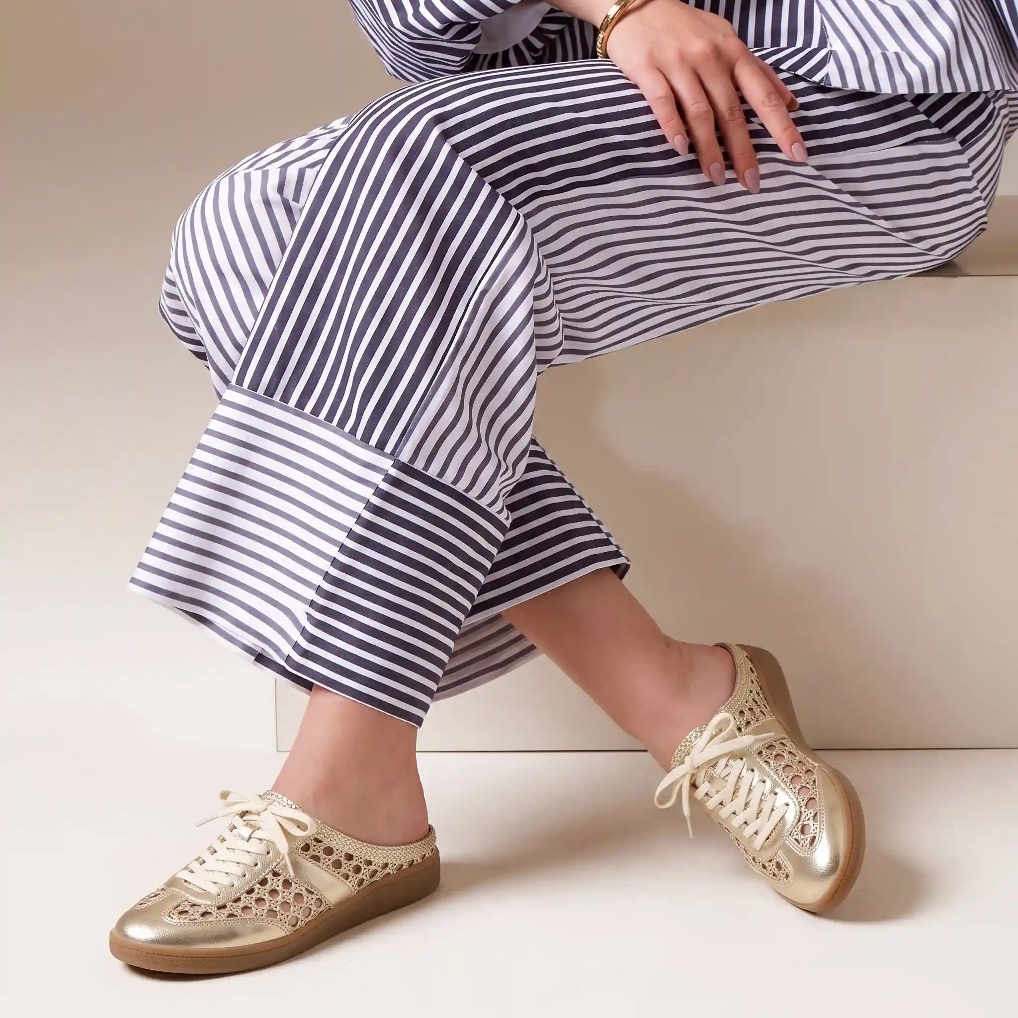 Alternative view of Buffy Woven Sneaker Mules