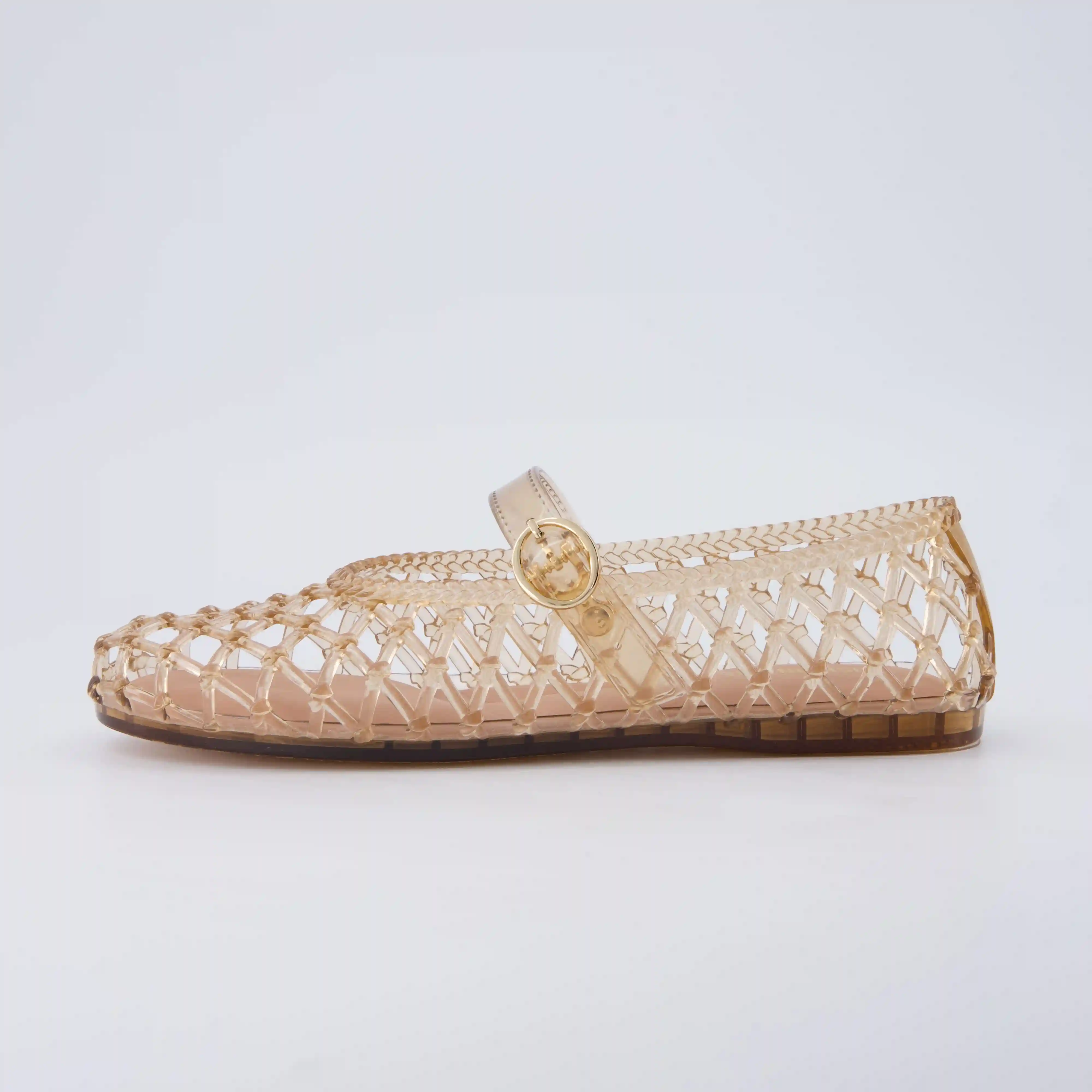 Alternative view of Twist Mary Jane Jelly Flats